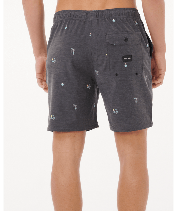Rip Curl Skelly Breach Volley Boardshorts-Black