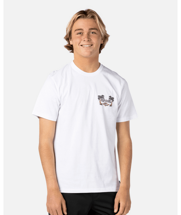 Rip Curl Shredding Tee-California White