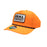 REAL Checkered Patch Hat-Neon Orange