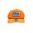 REAL Checkered Patch Hat-Neon Orange