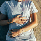 REAL Wmn's Outer Banks Map Boyfriend Tee-Bone/Twilight