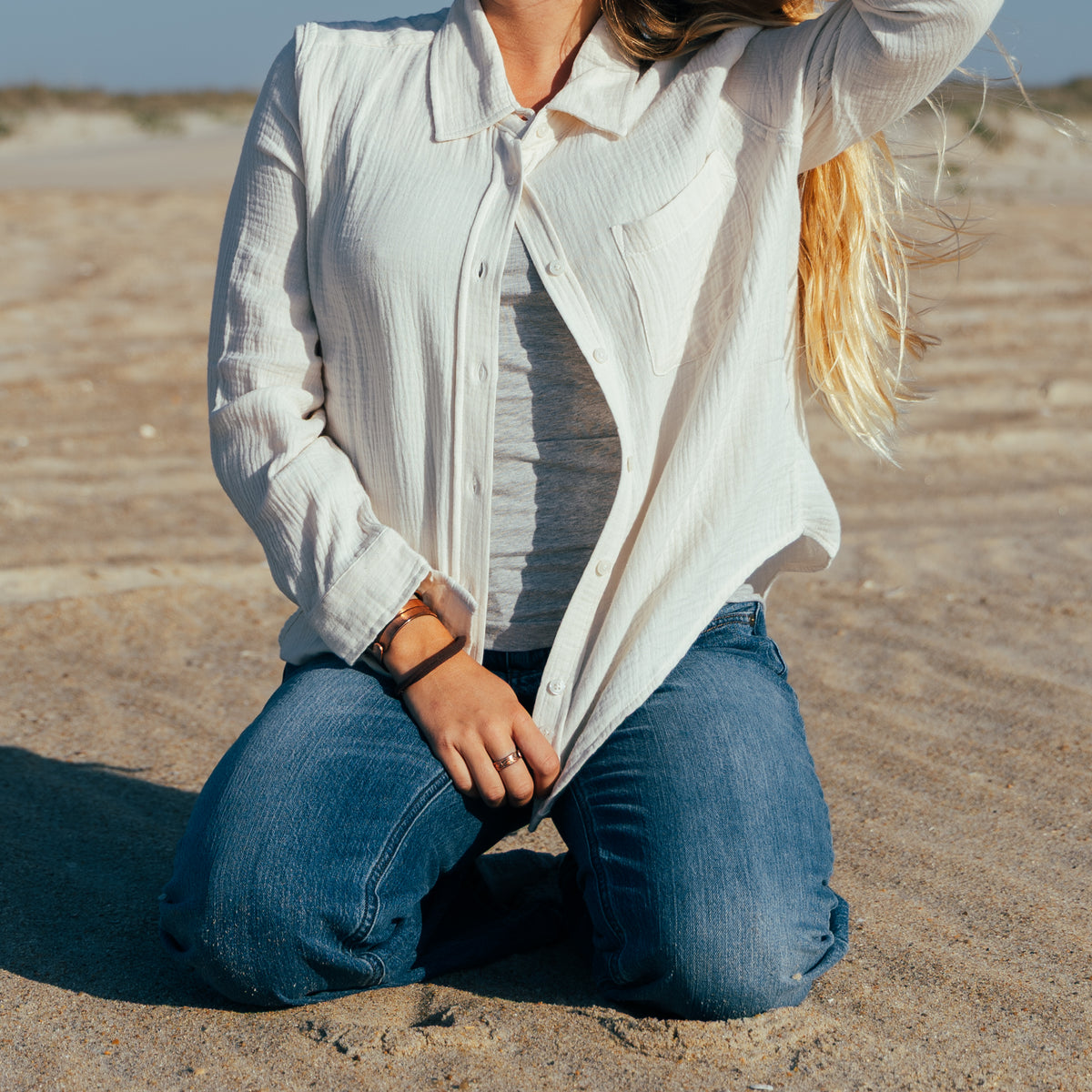 REAL Willow L/S Shirt-Natural