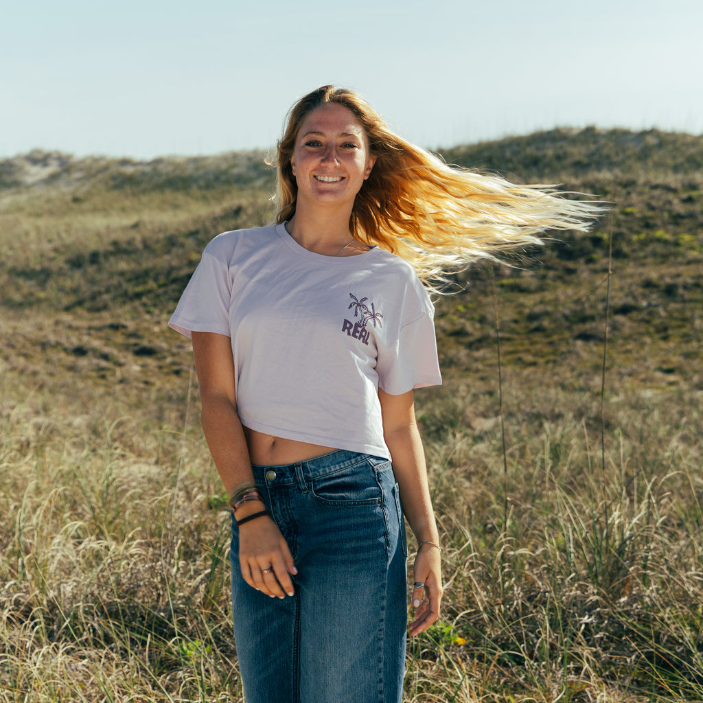 REAL Longboard Weather Tee-Orchid