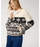 Rip Curl Bossa Nova 1/4 Zip Polarfleece Sweatshirt-Black/White