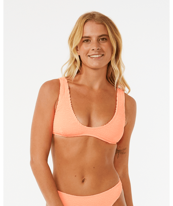 Rip Curl Sunshine Crop Top-Coral