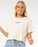 Rip Curl Sun & Sea Crop Tee-Bone