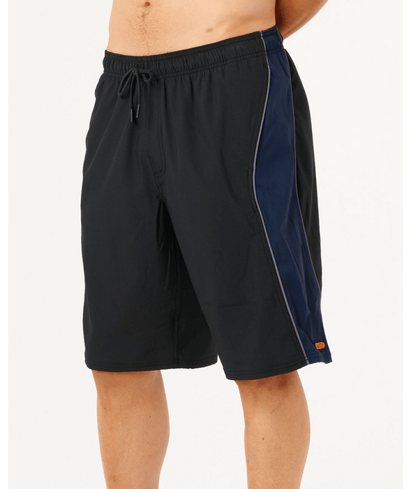 Rip Curl Panel Beater Volley Shorts-Black