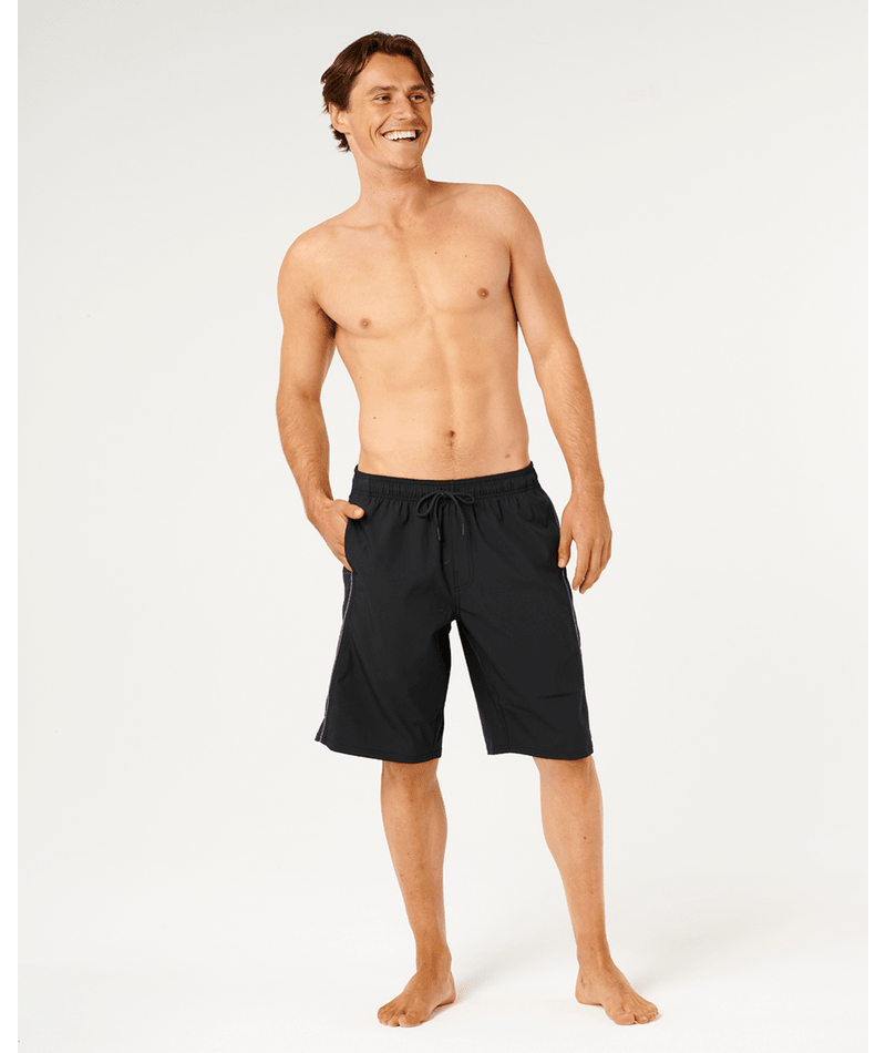 Rip Curl Panel Beater Volley Shorts-Black