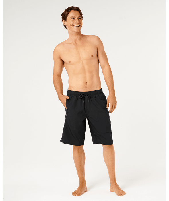 Rip Curl Panel Beater Volley Shorts-Black