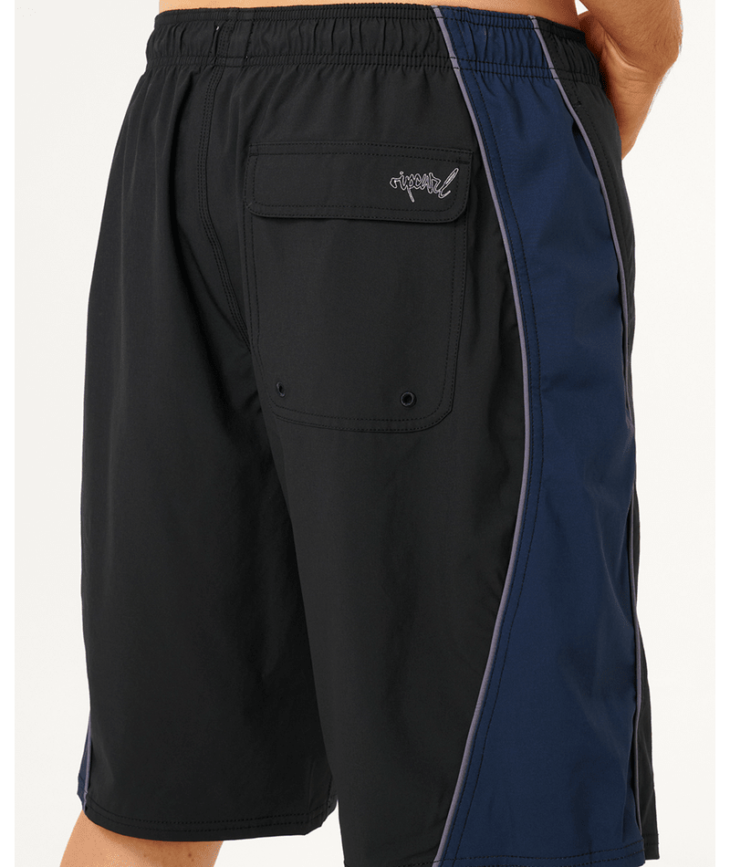 Rip Curl Panel Beater Volley Shorts-Black