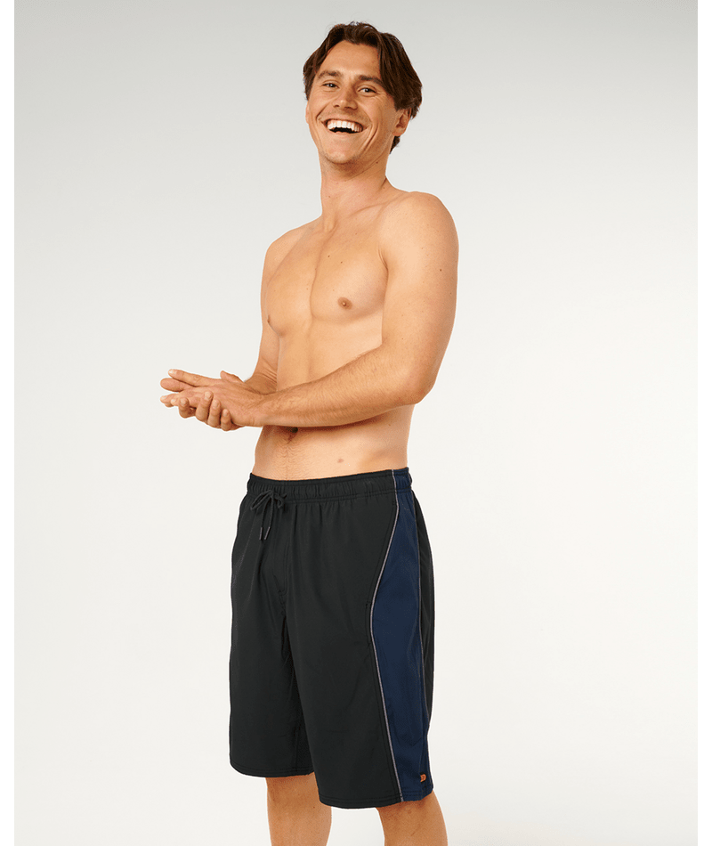 Rip Curl Panel Beater Volley Shorts-Black