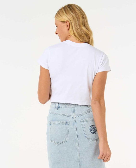 Rip Curl Cala Fitted Tee-White