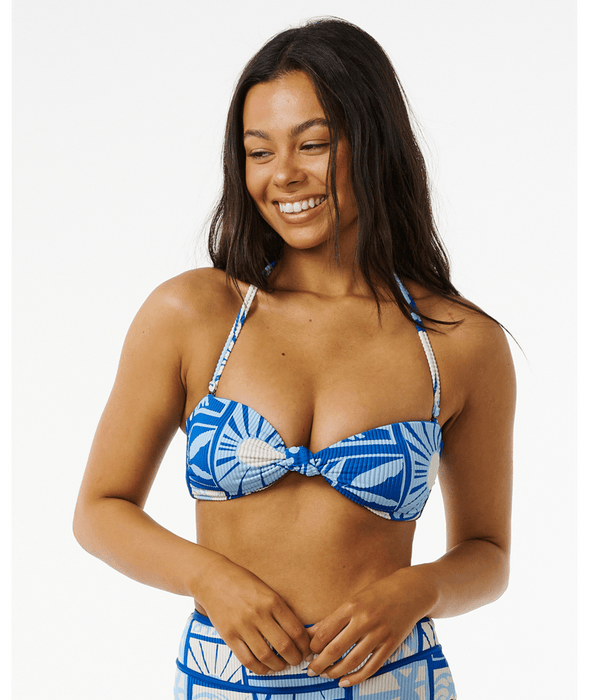 Rip Curl Santorini Sun Bandeau Top-Blue