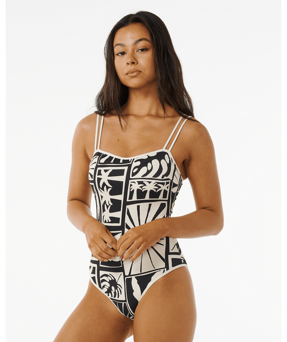 Rip Curl Santorini Sun D-DD One Piece-Black