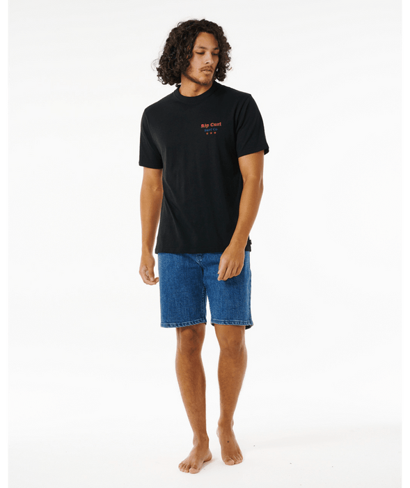 Rip Curl Reel It In Tee-Black