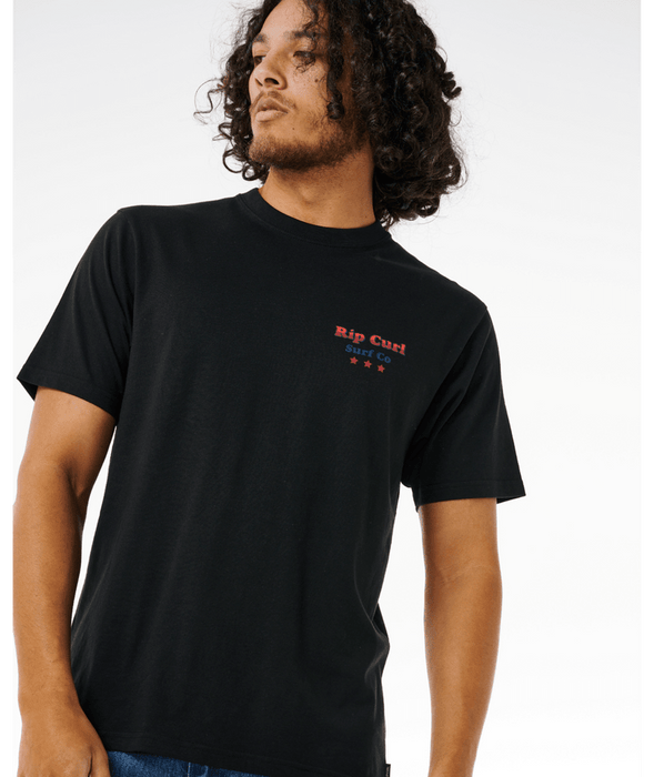 Rip Curl Reel It In Tee-Black