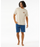 Rip Curl Tubed And Hazed Tee-Vintage White