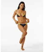 Rip Curl Hibiscus Heat Splice Cheeky Bottom-Washed Black