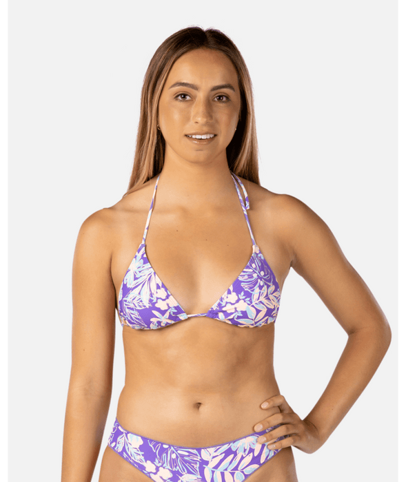 Rip Curl Palm Party Sliding Tri Top-Purple