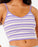 Rip Curl Bobbi Stripe Cami Tank-White/Purple
