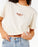 Rip Curl Tokens Crop Tee-Bone