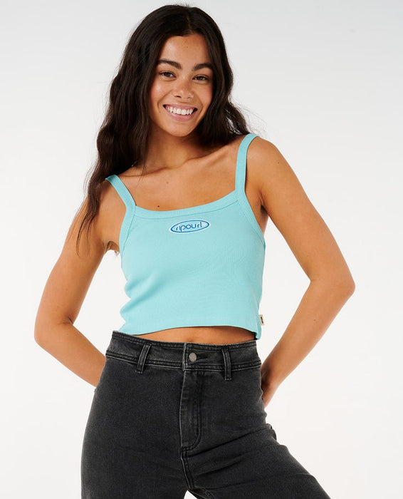Rip Curl Neon Isles Baby Tank-Light Blue