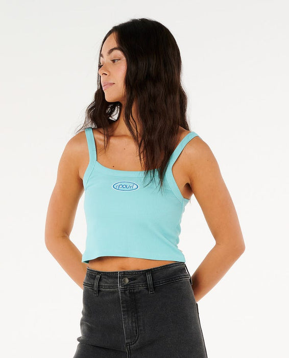 Rip Curl Neon Isles Baby Tank-Light Blue