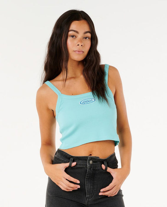 Rip Curl Neon Isles Baby Tank-Light Blue