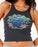 Rip Curl Es Vedra Rib Tank-Washed Black