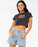 Rip Curl Es Vedra Baby Tee-Washed Black