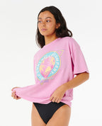 Rip Curl Es Vedra Heritage Tee-Pink