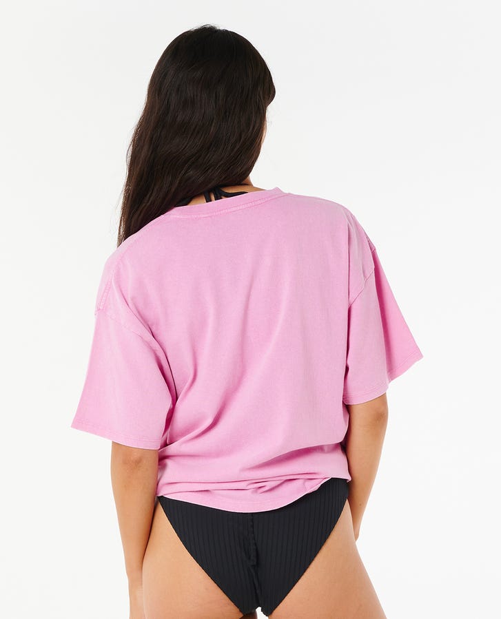 Rip Curl Es Vedra Heritage Tee-Pink