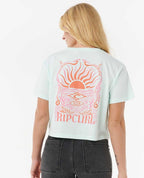 Rip Curl Sunrise Crop Tee-Mint