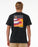 Rip Curl Surf Revival Lined Up Tee-Black