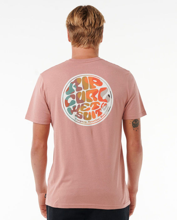Rip Curl Passage Tee-Mushroom
