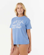 Rip Curl Oceanic Relaxed Tee-Blue
