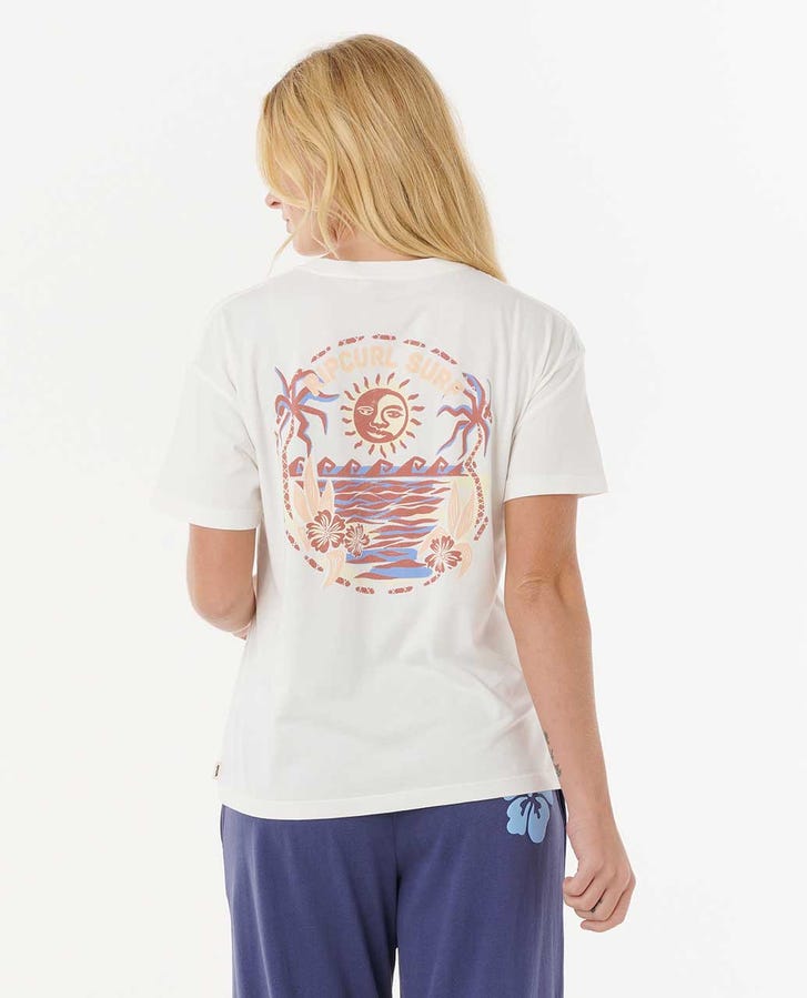 Rip Curl Summer Relaxed Tee-Bone
