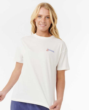 Rip Curl Summer Relaxed Tee-Bone
