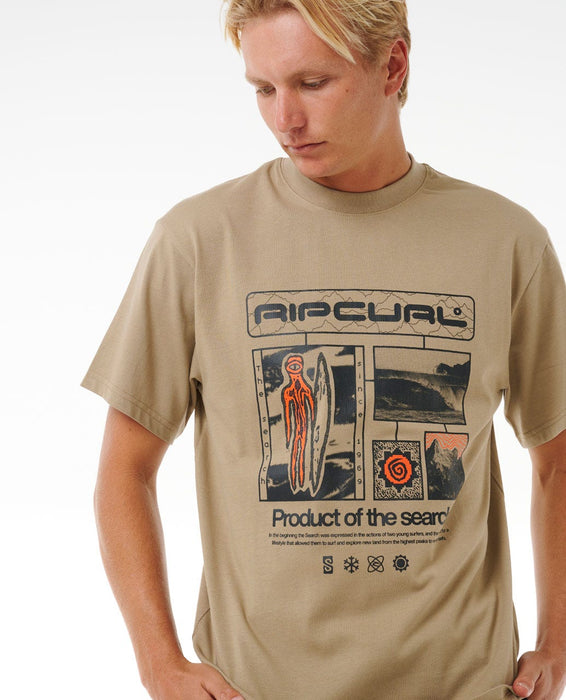 Rip Curl Search Exploration Tee-Sand Dune