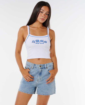 Rip Curl Keepsakes Baby Tank-White