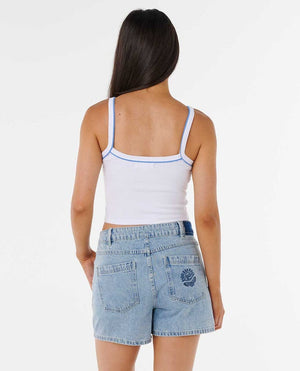 Rip Curl Keepsakes Baby Tank-White