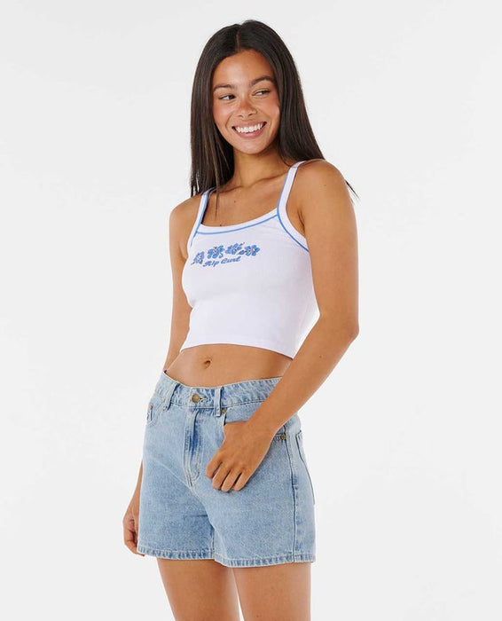 Rip Curl Keepsakes Baby Tank-White