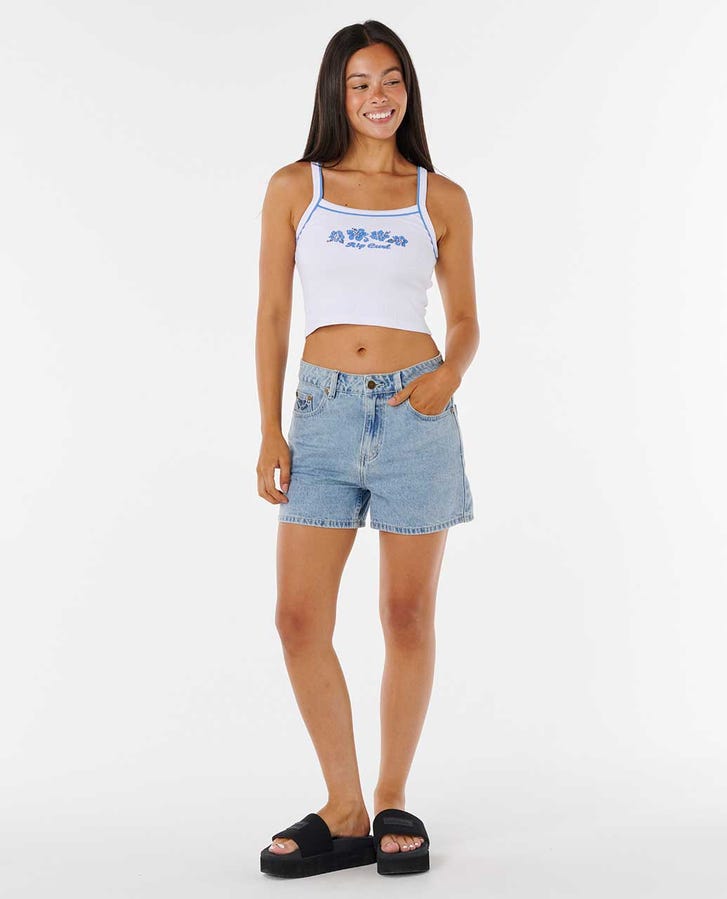 Rip Curl Keepsakes Baby Tank-White