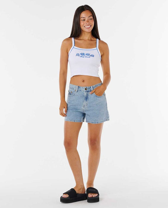 Rip Curl Keepsakes Baby Tank-White
