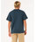 Rip Curl Heritage Oval Tee-Dark Navy
