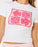 Rip Curl Surf Side Fitted Tee-Optical White