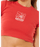 Rip Curl Pacific Coast Baby Tee-Deep Red