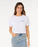 Rip Curl Hayley O Crop Tee-Optical White