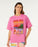 Rip Curl Hayley O Heritage Tee-Super Pink