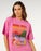 Rip Curl Hayley O Heritage Tee-Super Pink